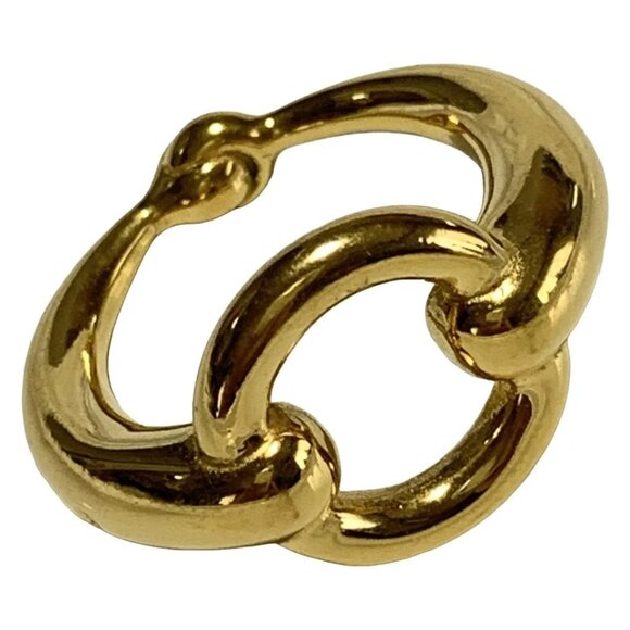 HERMES mho - Gold Hardware None Scarf Ring 150-072825 - Picture 3 of 3